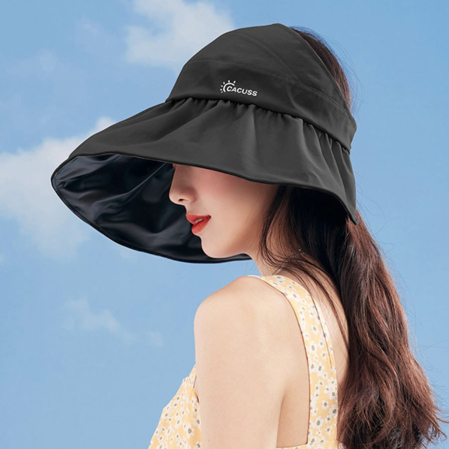 Sun Hat UV Protection Foldable Beach Hat Black / One Size Apparel and Accessories