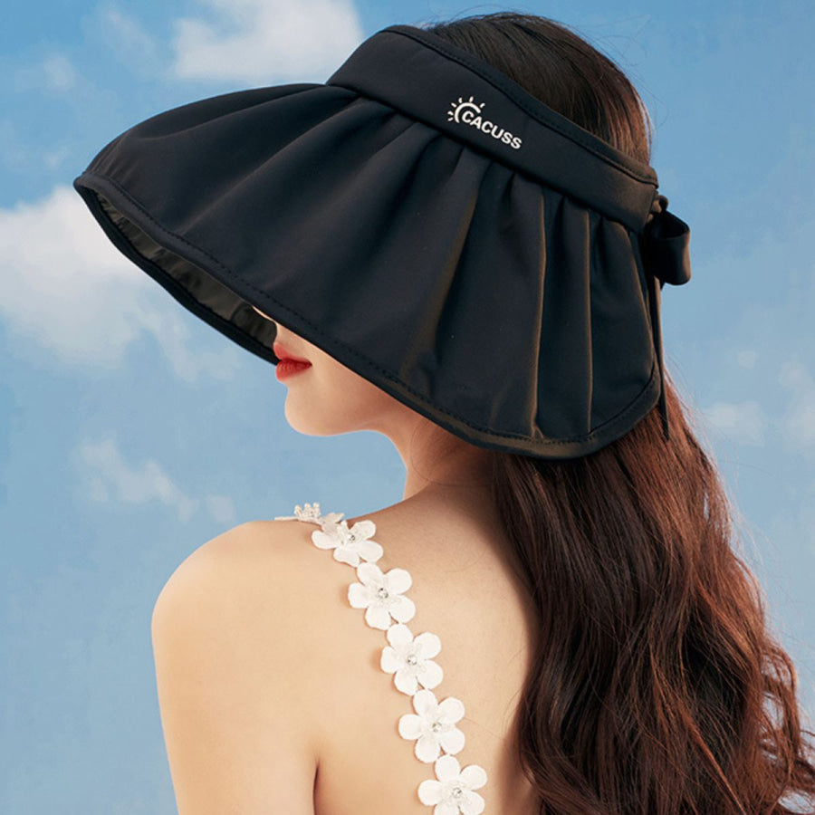 Sun Hat UV Protection Foldable Beach Hat Black / One Size Apparel and Accessories