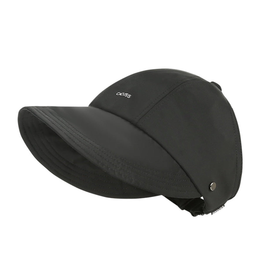 Sun Protection Visor Hat Black / One Size Apparel and Accessories