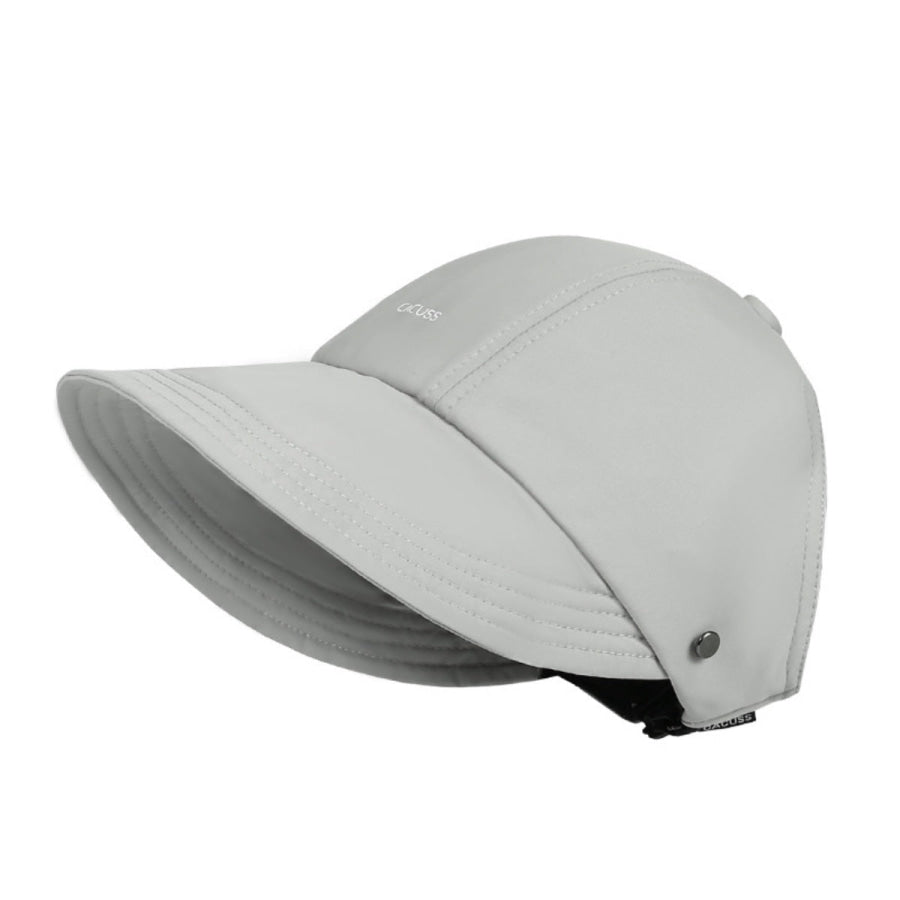 Sun Protection Visor Hat Black / One Size Apparel and Accessories