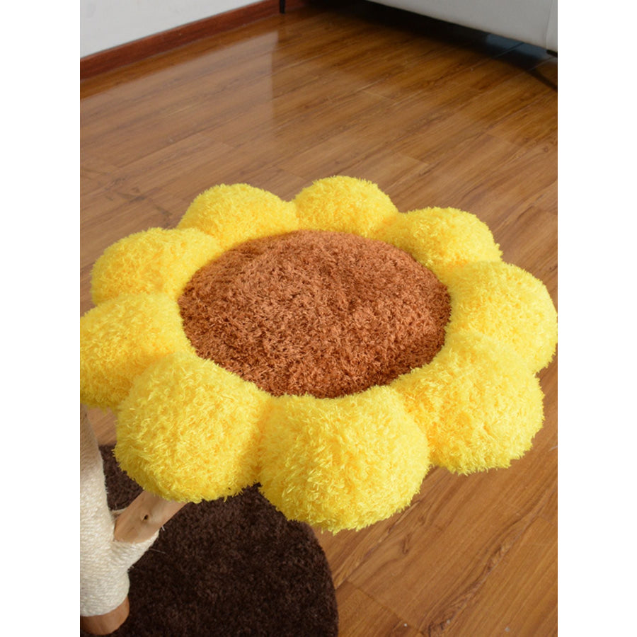 Sunflower Multi-Level Cat Tree & Condo Yellow / ONESIZE Apparel and Accessories