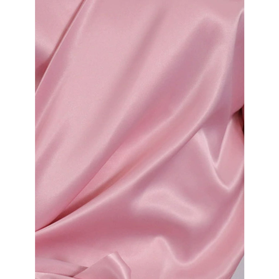 Surplice Long Sleeve Blouse Apparel and Accessories