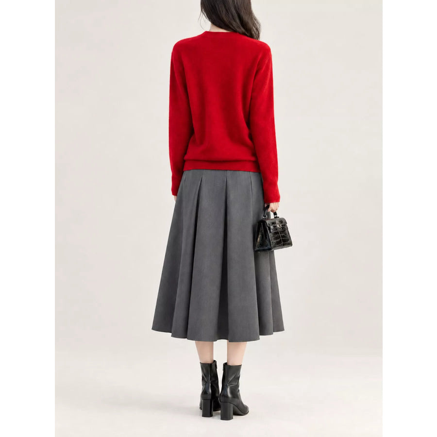 Surplice Long Sleeve Sweater Apparel and Accessories