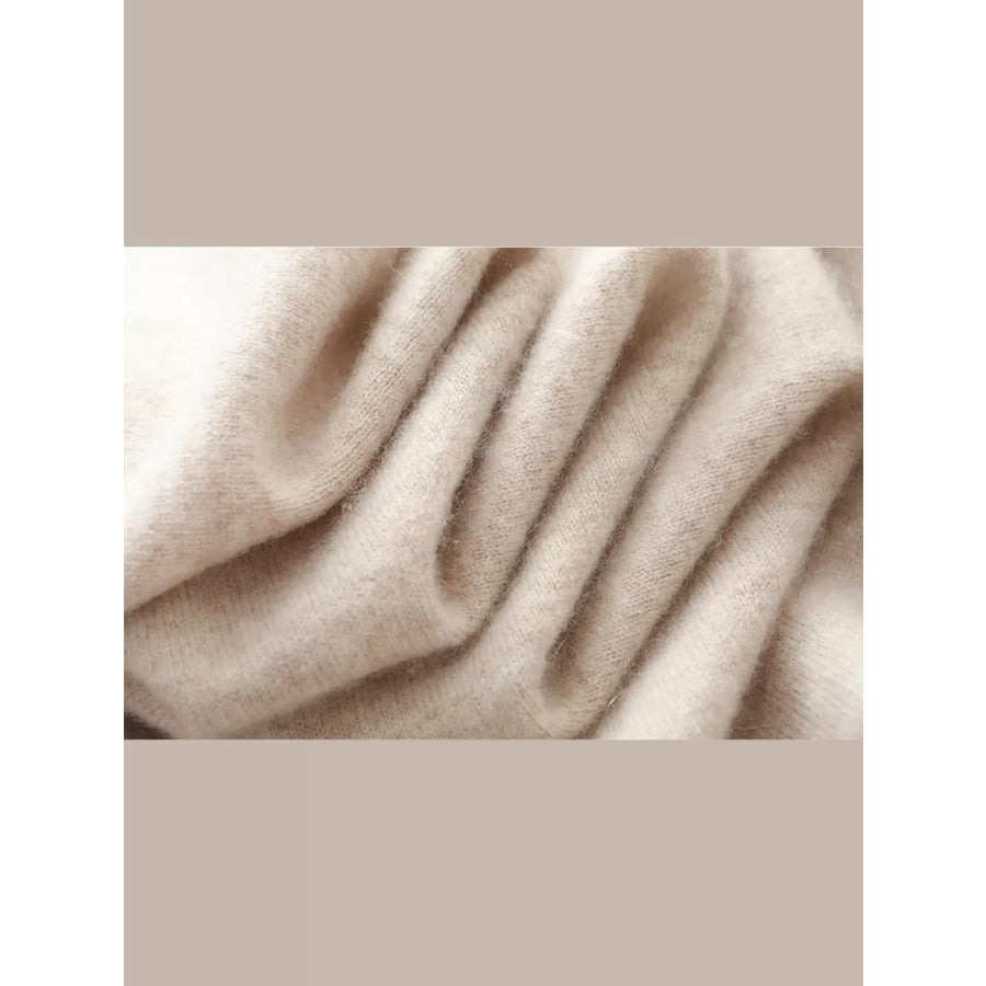 Surplice Long Sleeve Sweater Apparel and Accessories