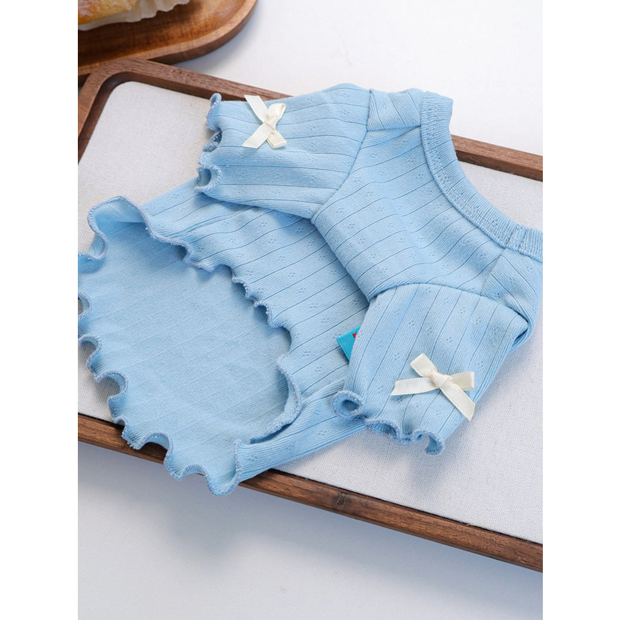 Sweet Bear Patch Ribbed Pet Top Apparel and Accessories