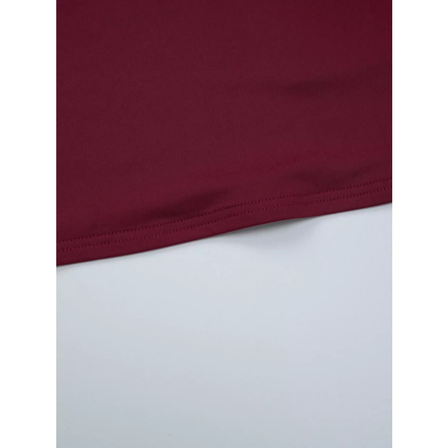 Sweetheart Neck Lace Trim Tie-Front T-Shirt Apparel and Accessories