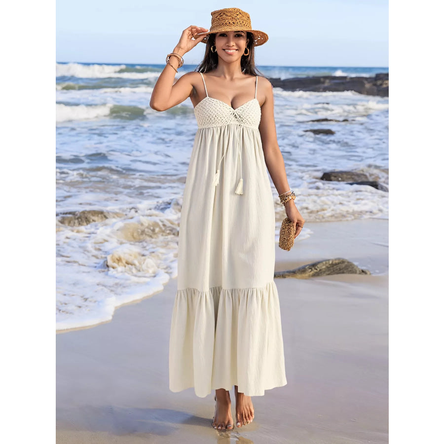 Sweetheart Neck Spaghetti Strap Dress Apparel and Accessories