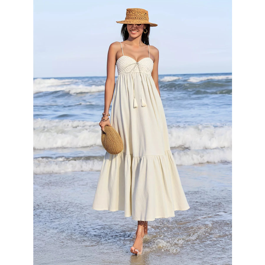 Sweetheart Neck Spaghetti Strap Dress Apparel and Accessories