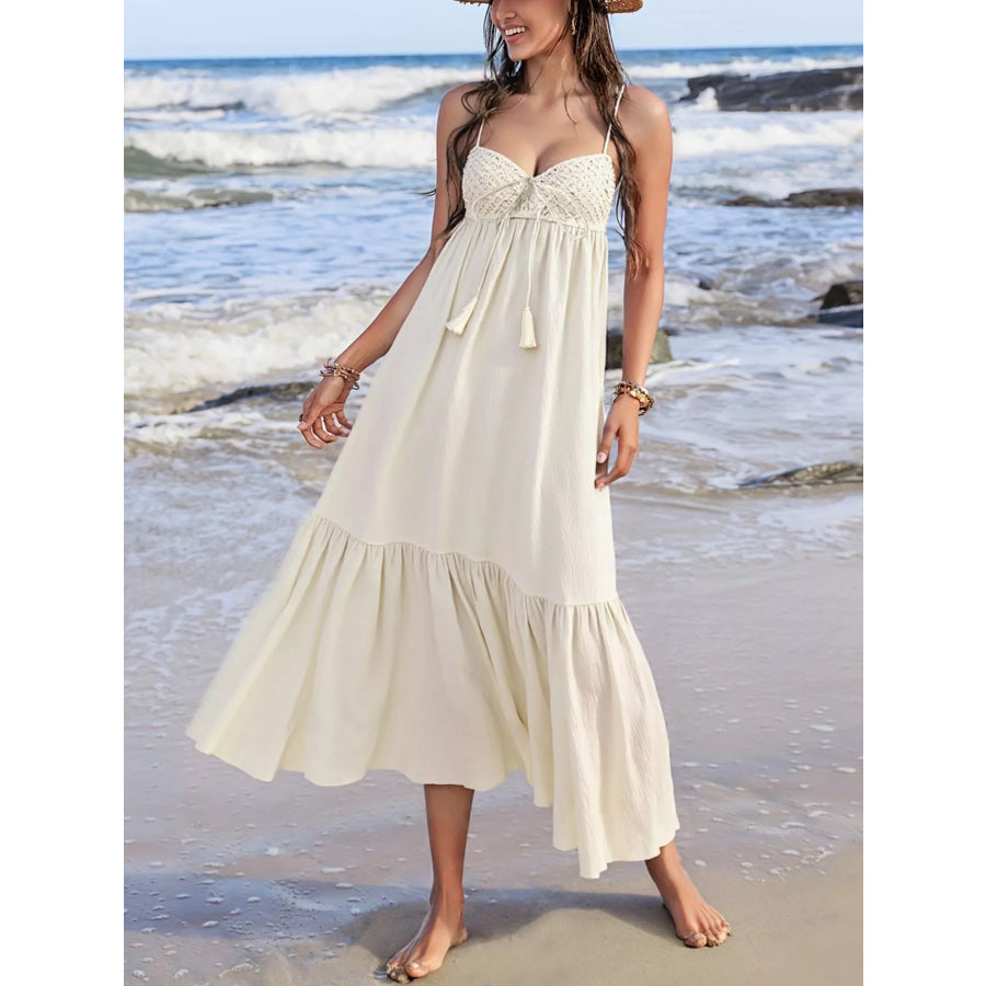 Sweetheart Neck Spaghetti Strap Dress Apparel and Accessories