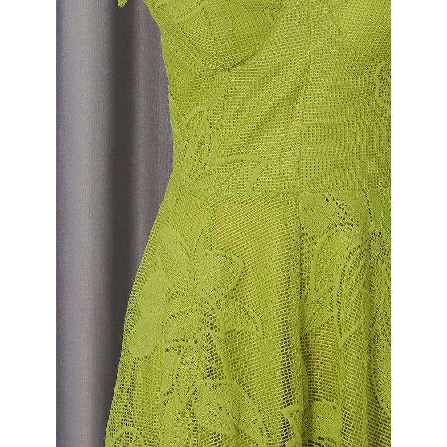 Sweetheart Neck Tie-Strap Dress Apparel and Accessories