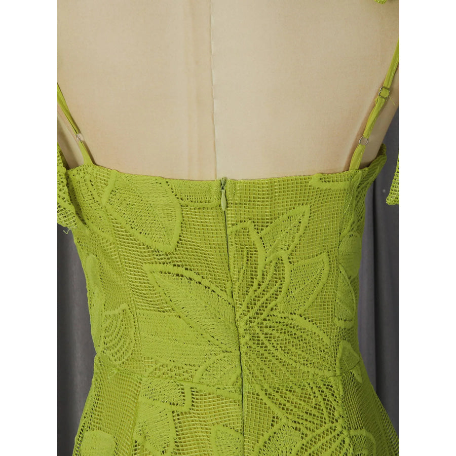 Sweetheart Neck Tie-Strap Dress Apparel and Accessories