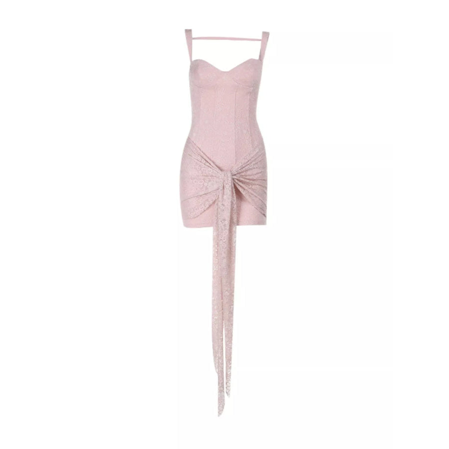 Sweetheart Neck Wide Strap Mini Dress Apparel and Accessories