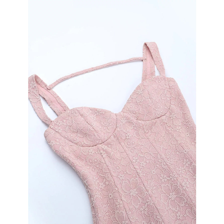 Sweetheart Neck Wide Strap Mini Dress Apparel and Accessories