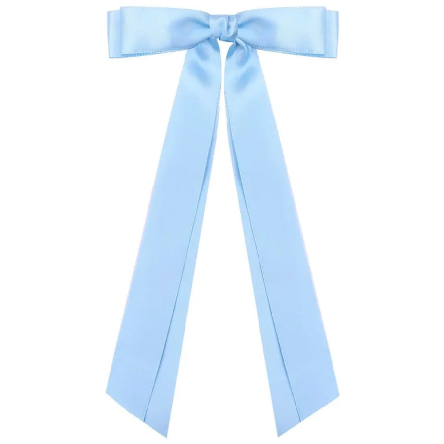 Take a Bow Light Blue Satin Hair - ETA 3/5 WS 600 Accessories