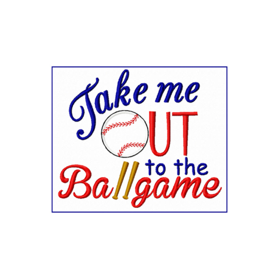 Take Me Out Embroidered Patch - ETA 4/29 WS 600 Accessories