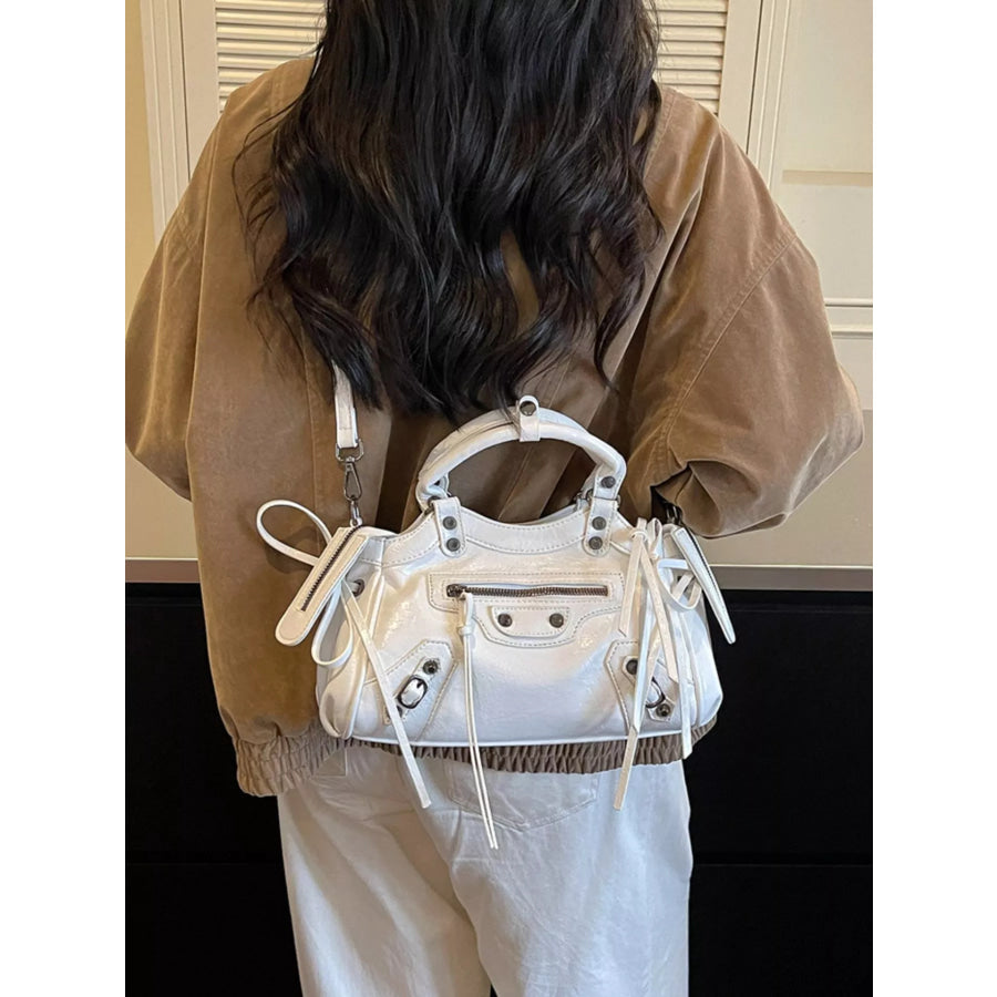 Tassel Leather Handbag Apparel and Accessories