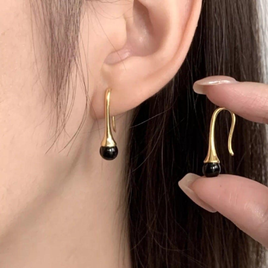 Teardrop Hook Earrings Apparel and Accessories