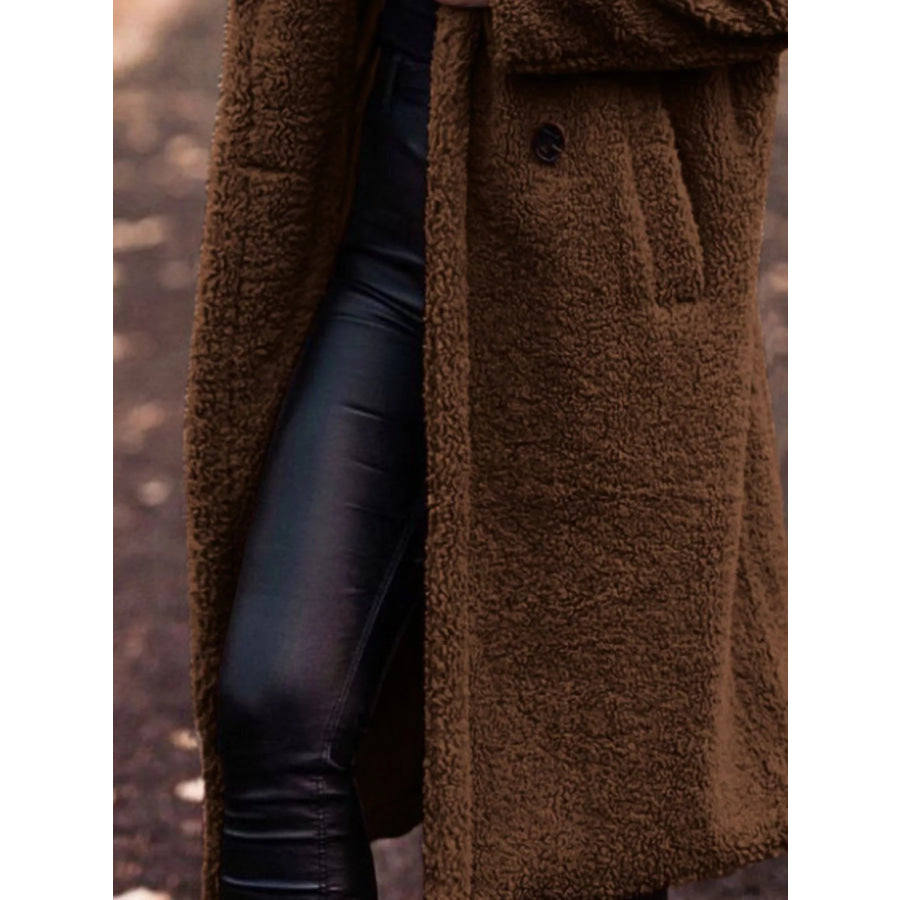 Teddy Bear Hooded Longline Outerwear Apparel and Accessories