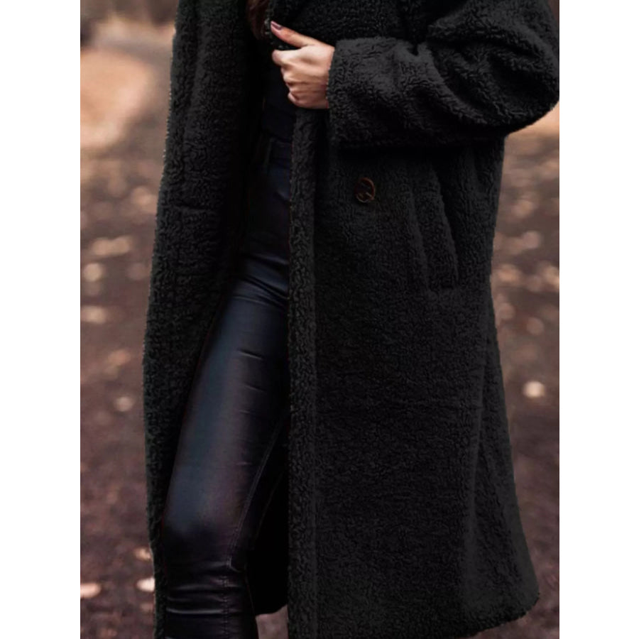Teddy Bear Hooded Longline Outerwear Apparel and Accessories
