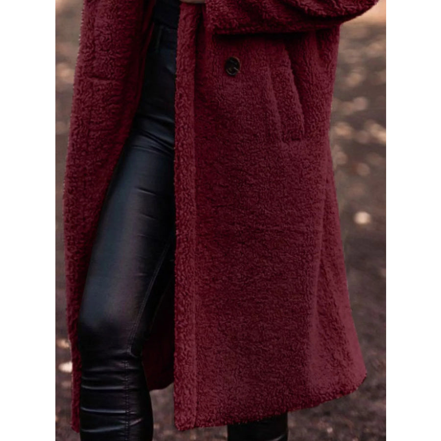 Teddy Bear Hooded Longline Outerwear Apparel and Accessories