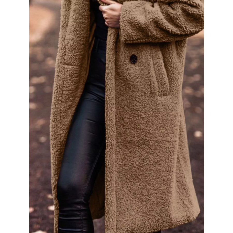 Teddy Bear Hooded Longline Outerwear Apparel and Accessories