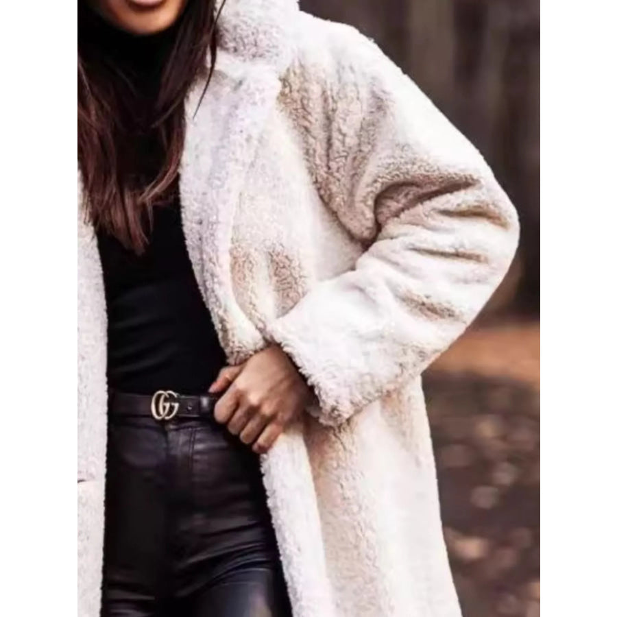 Teddy Bear Hooded Longline Outerwear Apparel and Accessories