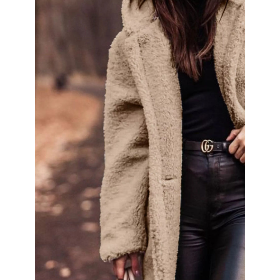 Teddy Bear Hooded Longline Outerwear Apparel and Accessories