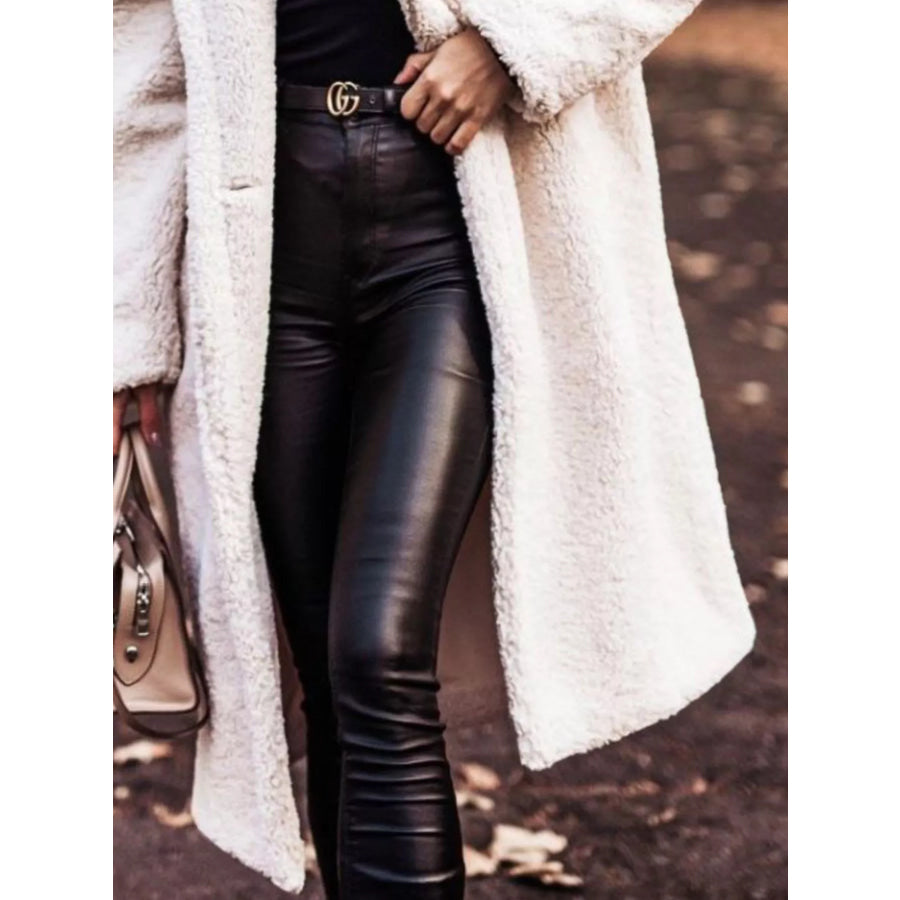 Teddy Bear Hooded Longline Outerwear Apparel and Accessories