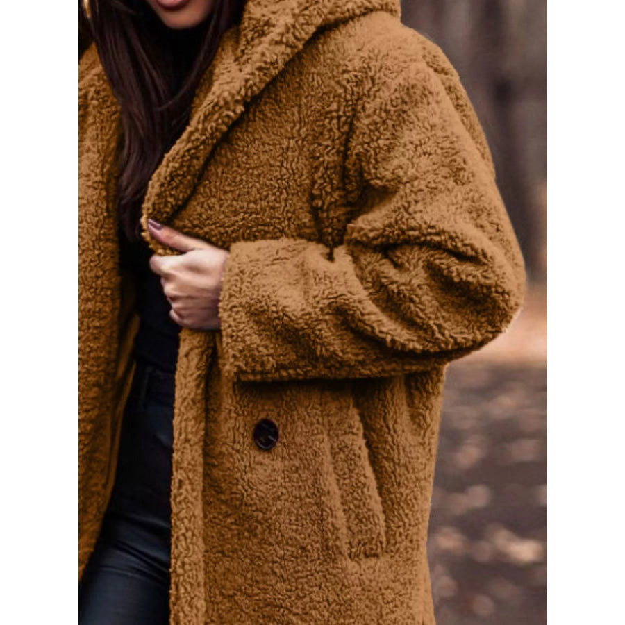 Teddy Bear Hooded Longline Outerwear Apparel and Accessories