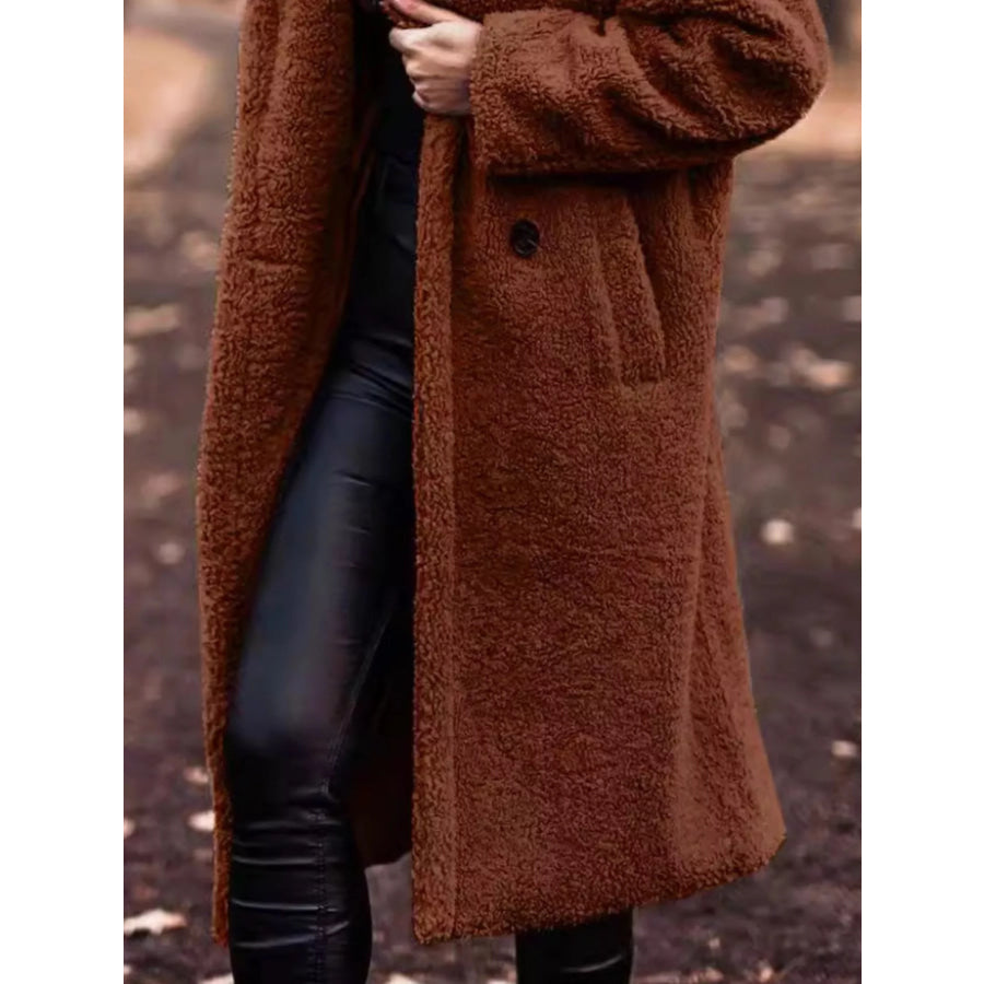 Teddy Bear Hooded Longline Outerwear Apparel and Accessories