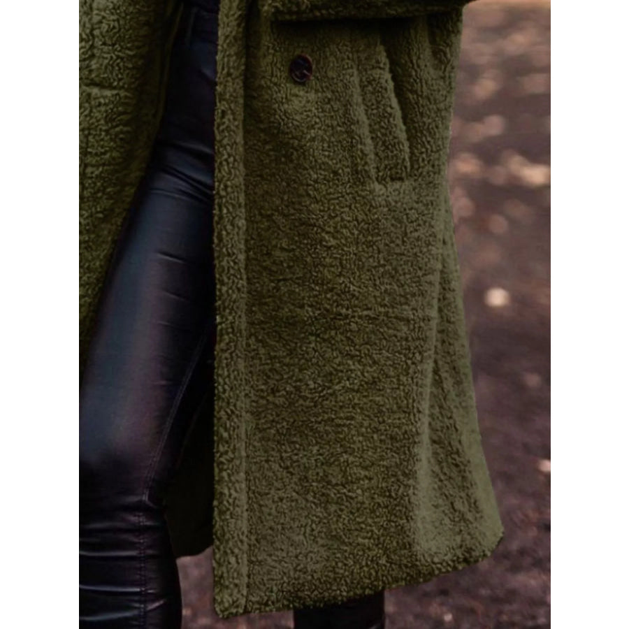 Teddy Bear Hooded Longline Outerwear Apparel and Accessories