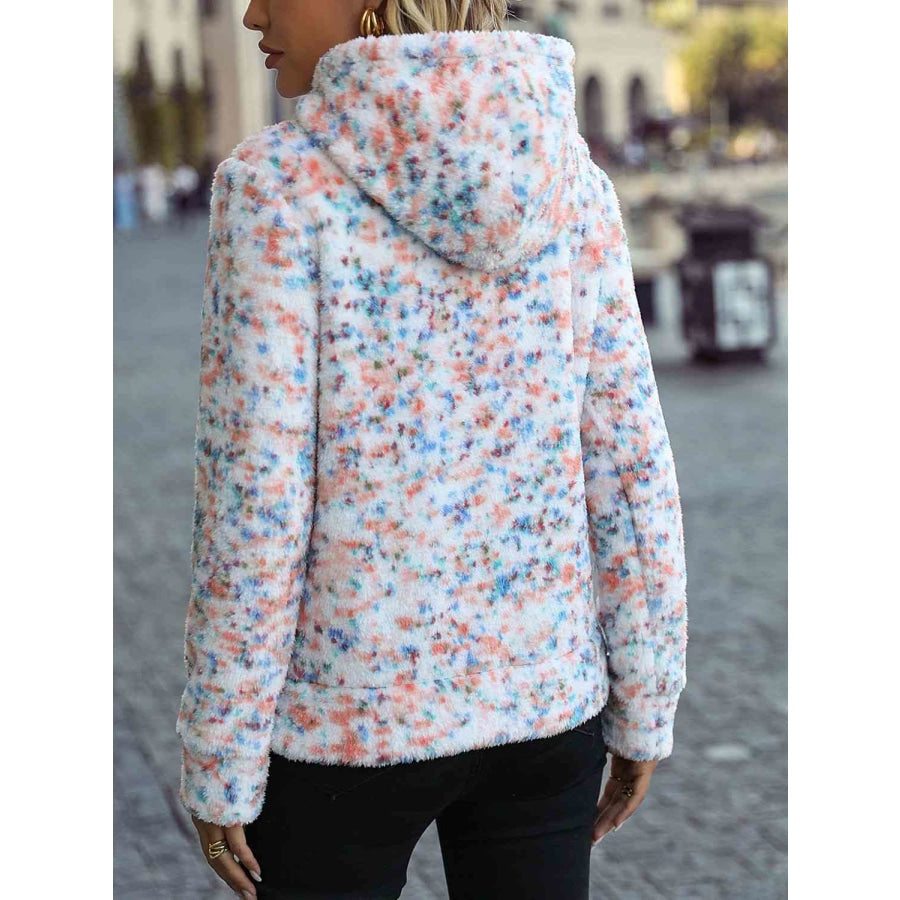 Teddy Hoodie with Pocket Multicolor / S