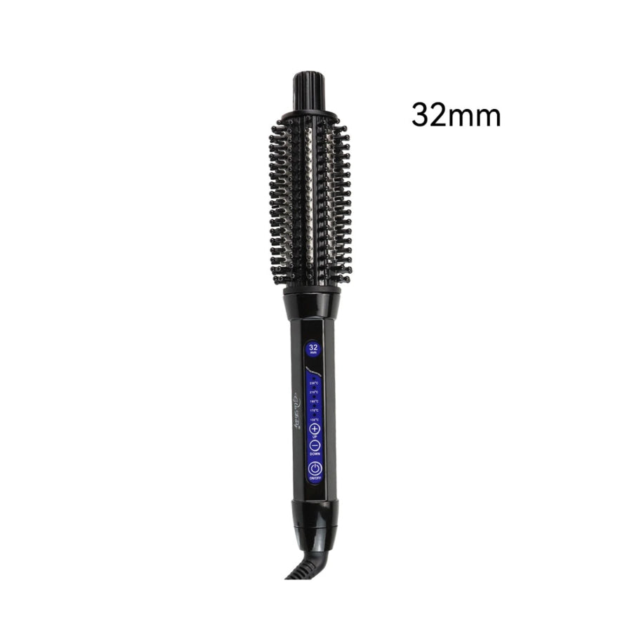 Temperature Control Curling Iron Black 32mm / European plug Apparel and Accessories