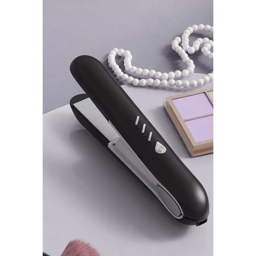 Temperature Control Hair Straightener Black / ONESIZE Apparel and Accessories
