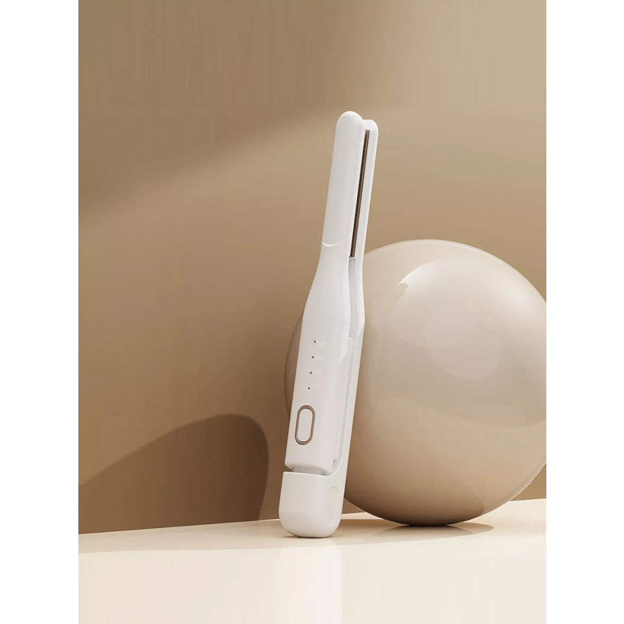 Temperature Control Hair Straightener White / ONESIZE Apparel and Accessories