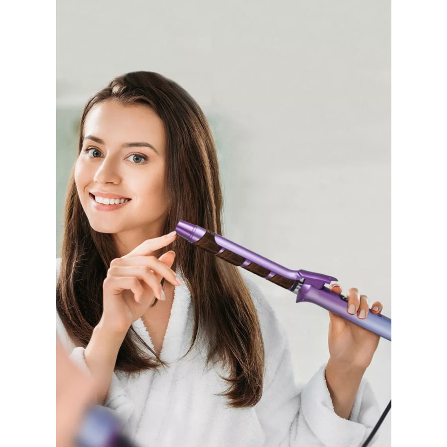 Temperature-Control Heating Curling Iron Lavender / European plug Apparel and Accessories
