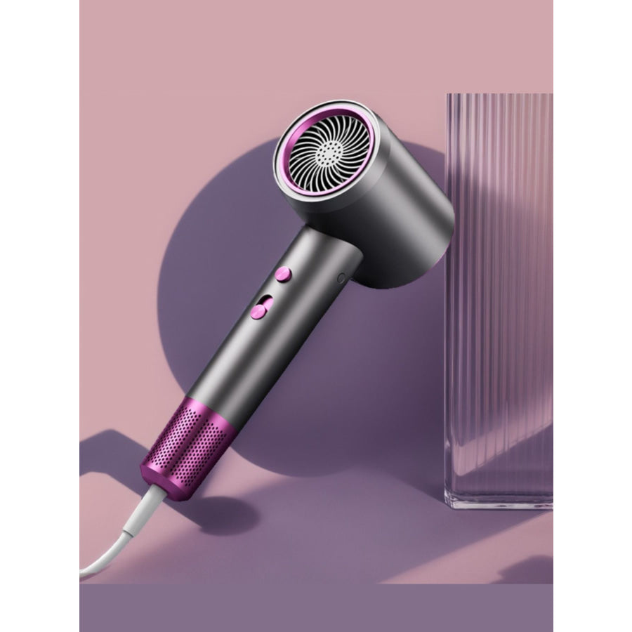 Temperature Control High-Speed Hair Dryer Dark Gray / European plug Apparel and Accessories