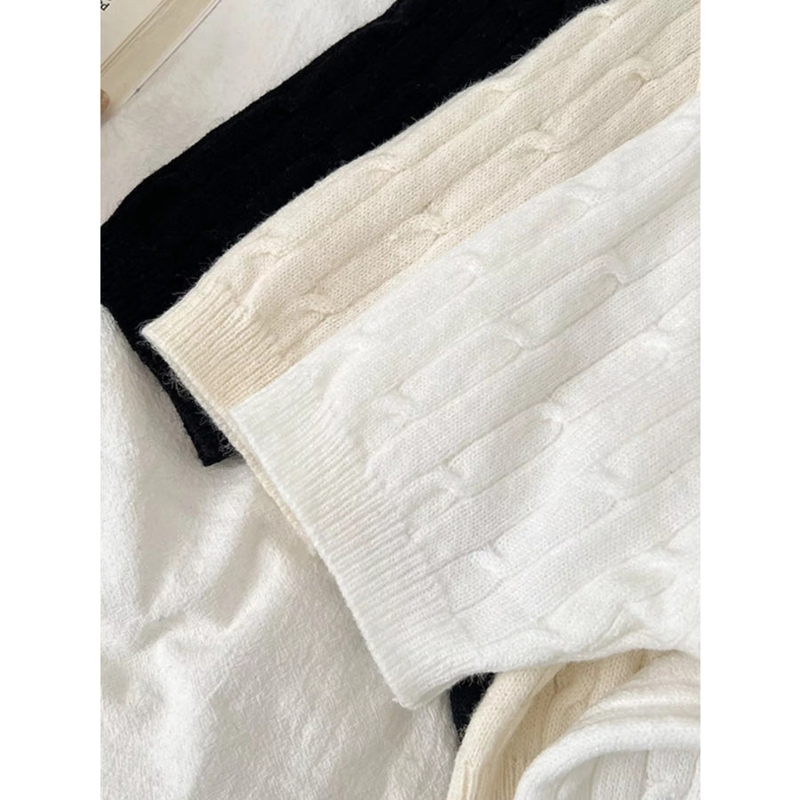 Texture Knit Button Down Cardigan Apparel and Accessories