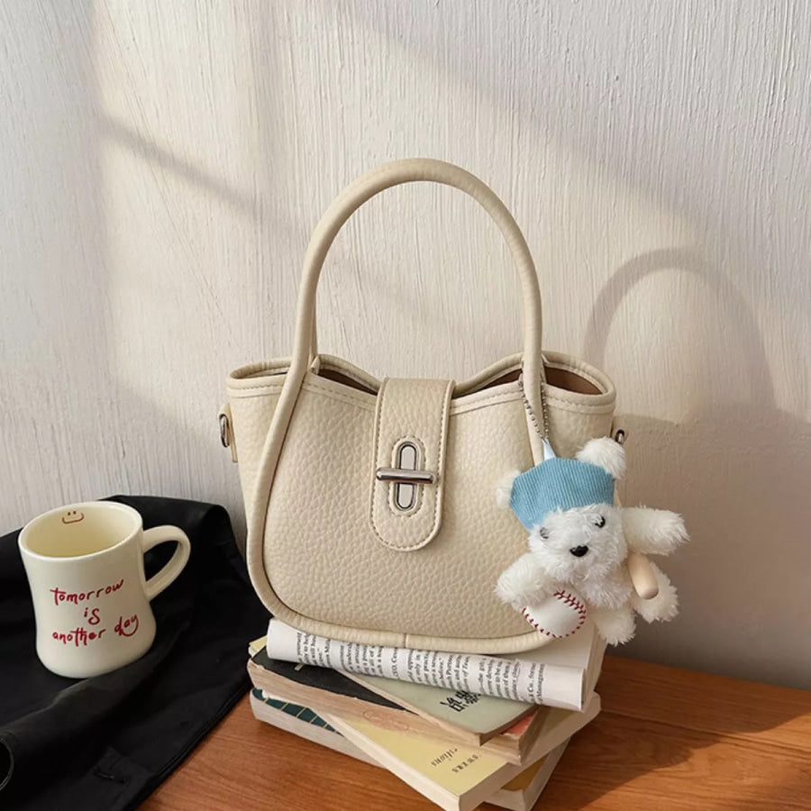 Textured Bucket Handbag Apparel and Accessories