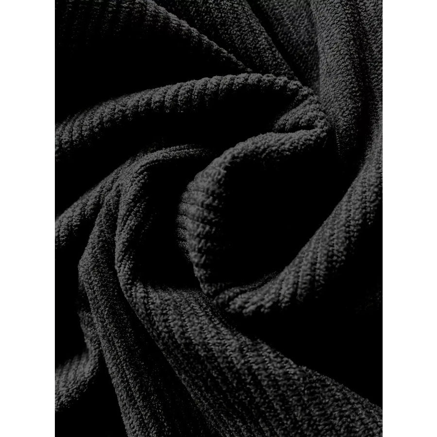 Textured Corduroy Straight-Leg Pants Apparel and Accessories