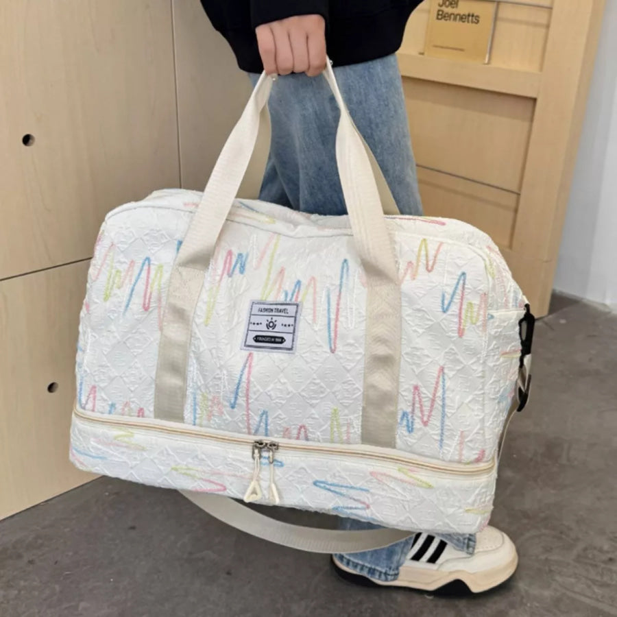 Textured Duffel Bag Apparel and Accessories