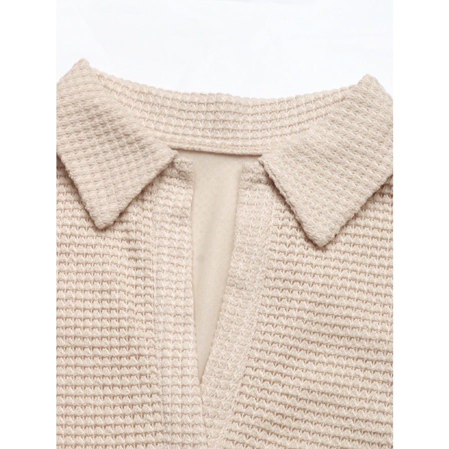 Textured Knit Bubble Hem Mini Dress Apparel and Accessories