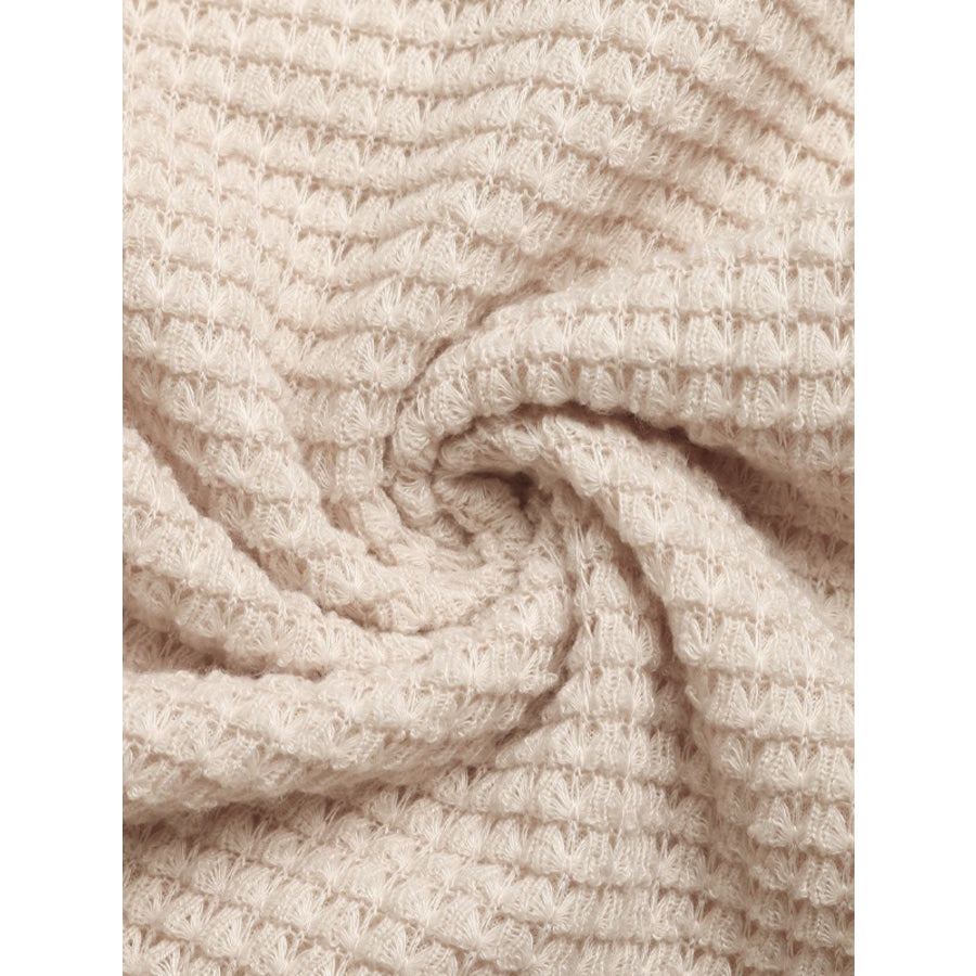 Textured Knit Bubble Hem Mini Dress Apparel and Accessories
