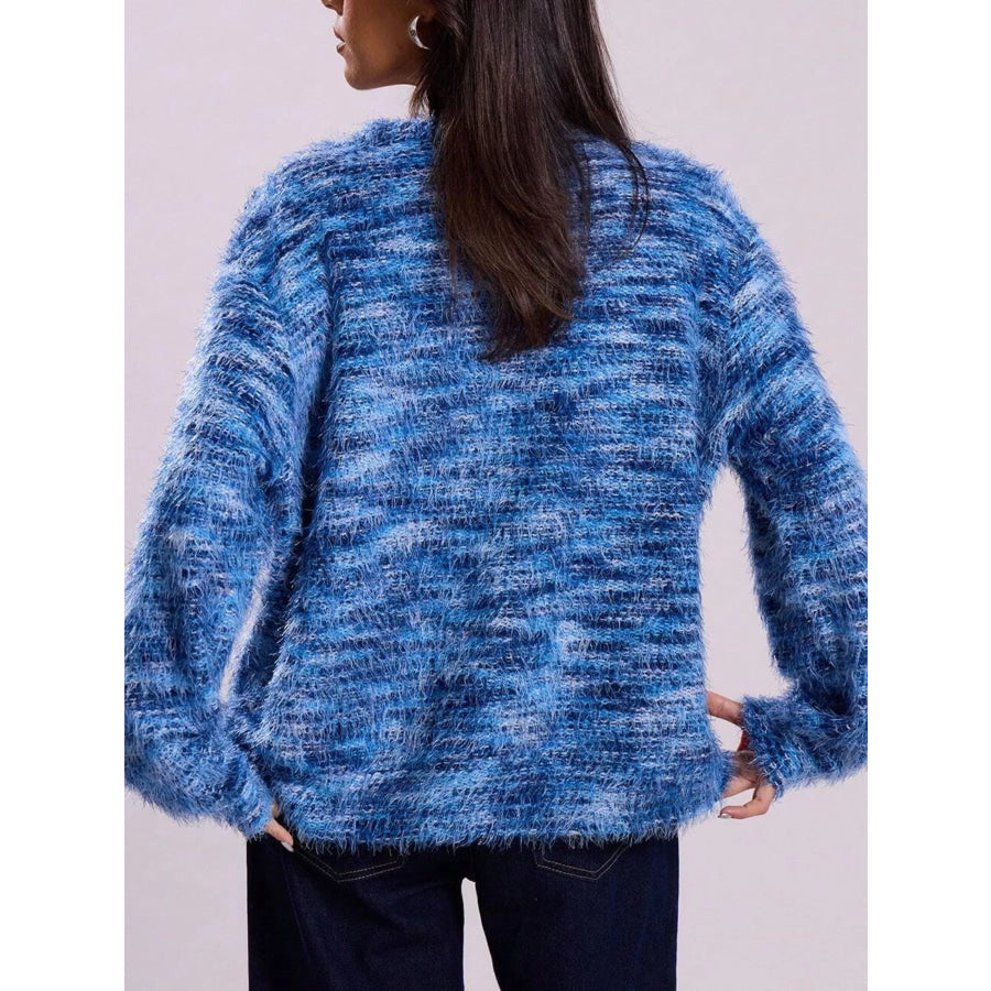 Textured Knit Button-Down Cardigan Apparel and Accessories