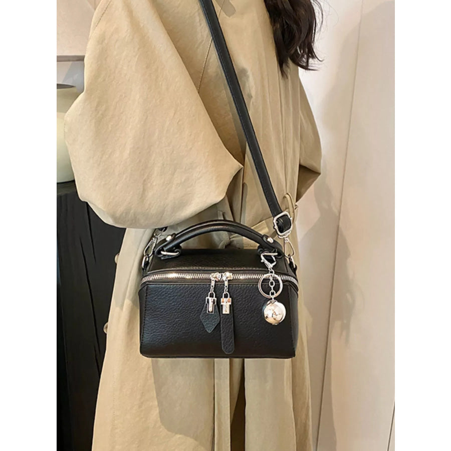 Textured Leather Handbag Apparel and Accessories