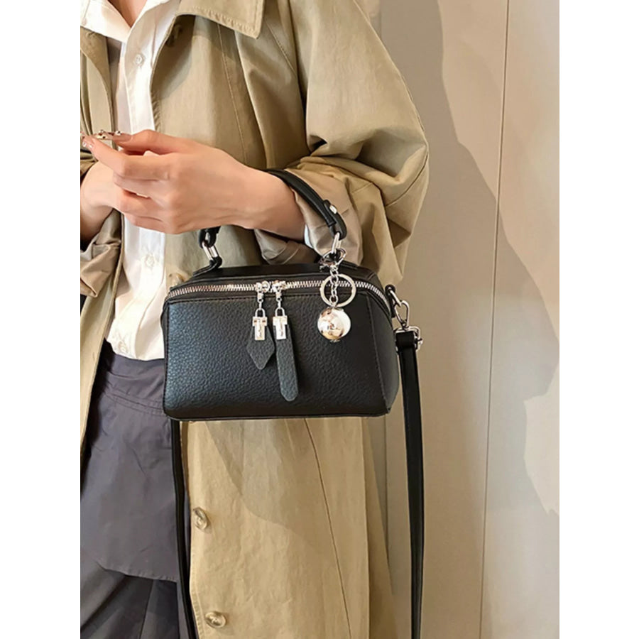 Textured Leather Handbag Apparel and Accessories
