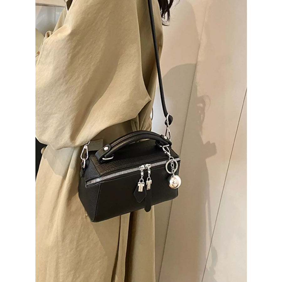 Textured Leather Handbag Apparel and Accessories