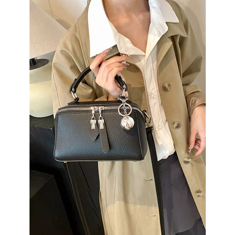 Textured Leather Handbag Apparel and Accessories