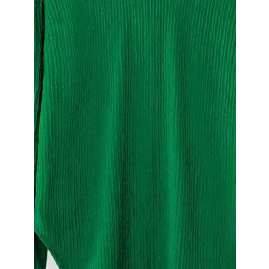 Textured Long Sleeve Hoodie and Pants Set Apparel and Accessories