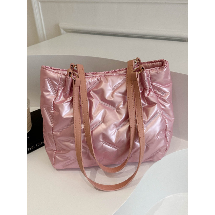 Textured Polyester Shoulder Bag Apparel and Accessories